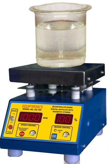 Equiptronics HOT PLATE WITH MAGNETIC STIRRER